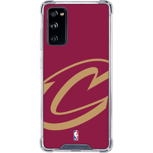 NBA Cleveland Cavaliers Large Logo Galaxy S20 FE Clear Case